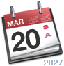 Sabato, 20 Marzo 2027