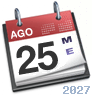 Mercoled, 25 Agosto 2027