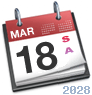 Sabato, 18 Marzo 2028