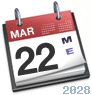 Mercoled�, 22 Marzo 2028